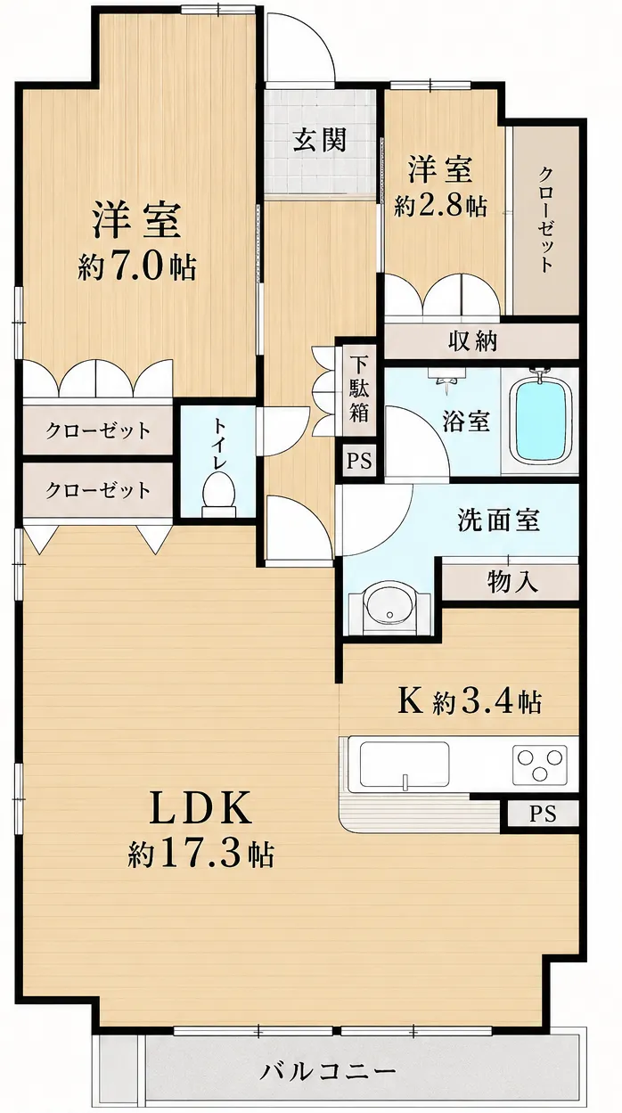 二条駅中古マンション